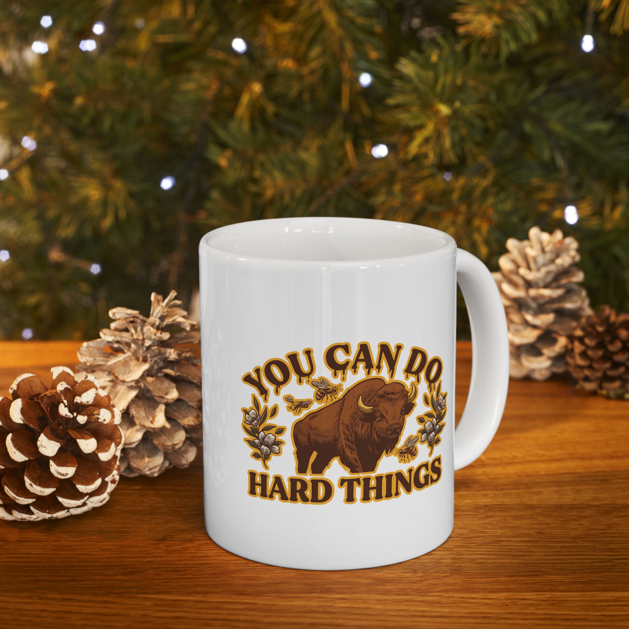 "You Can Do Hard Things" Ceramic Mug | 11oz