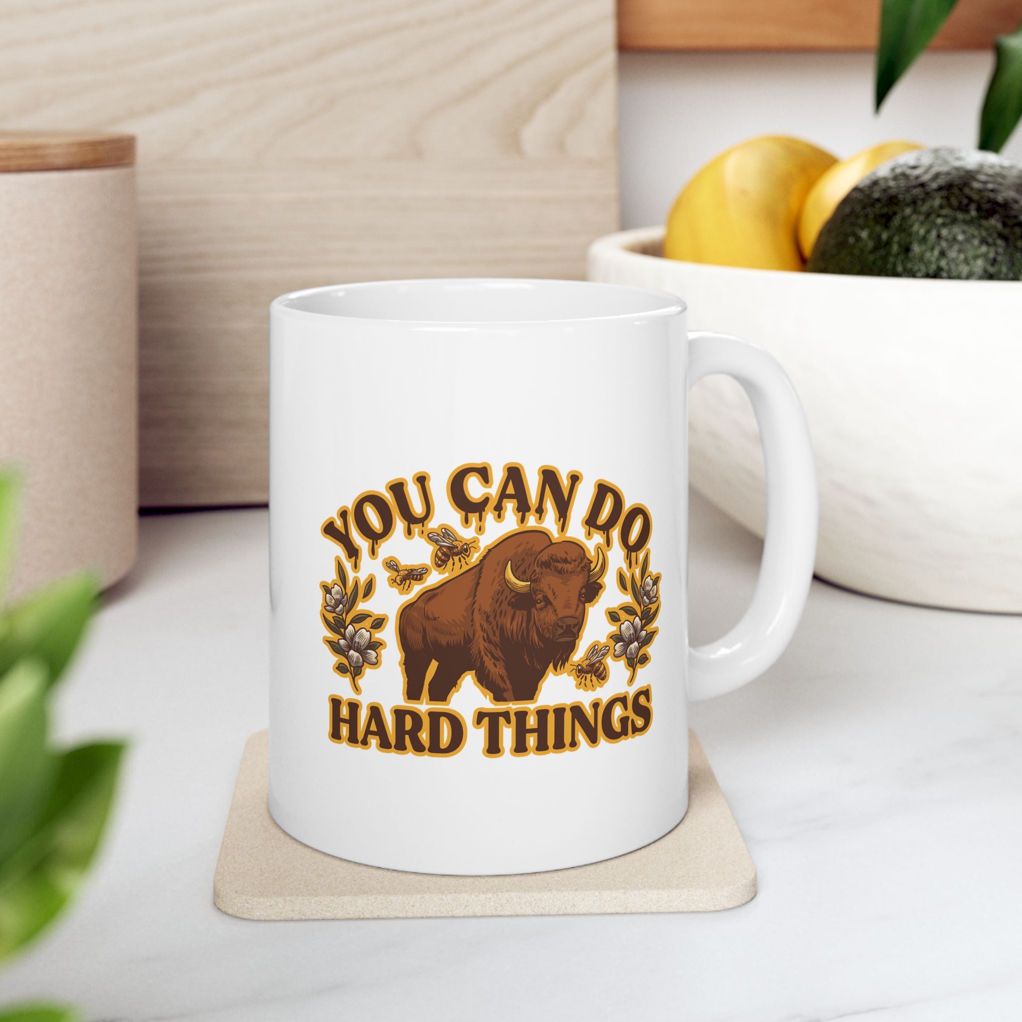 "You Can Do Hard Things" Ceramic Mug | 11oz