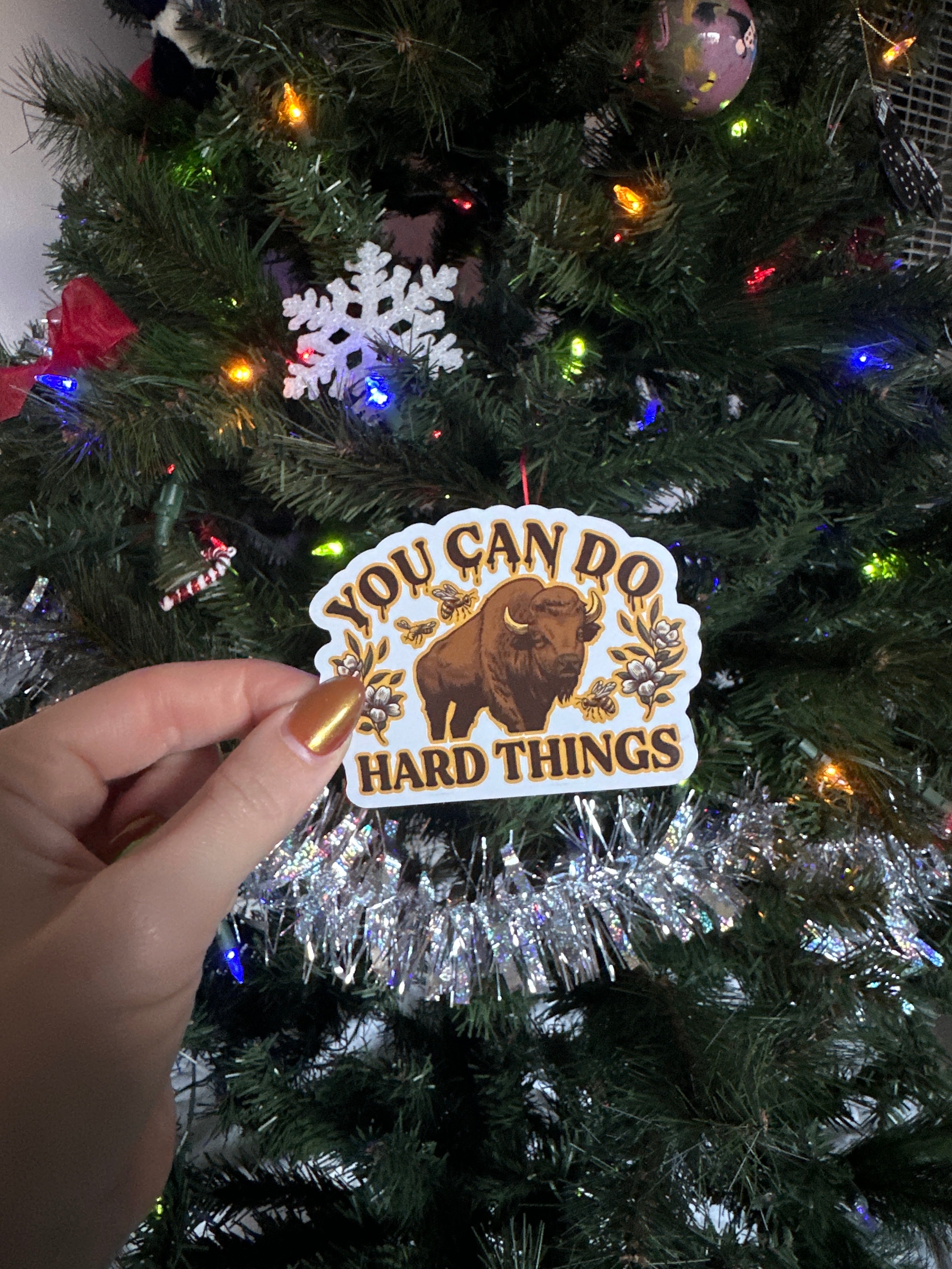 You Can Do Hard Things (sticker or magnet)