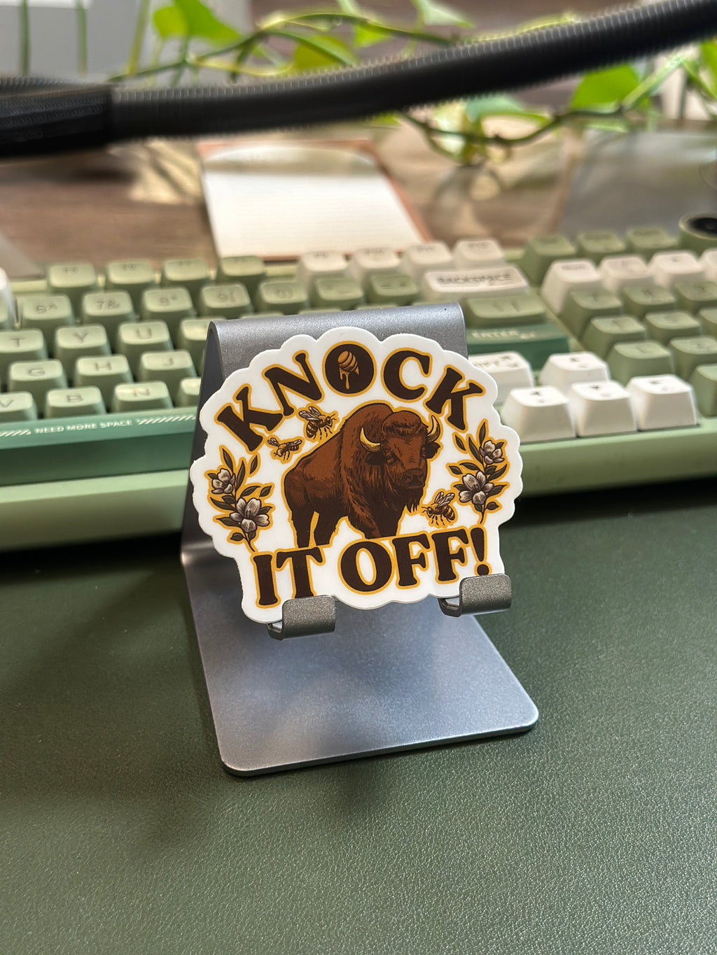 Knock It Off! (Sticker or Magnet)