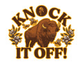 Knock It Off! (Sticker or Magnet)