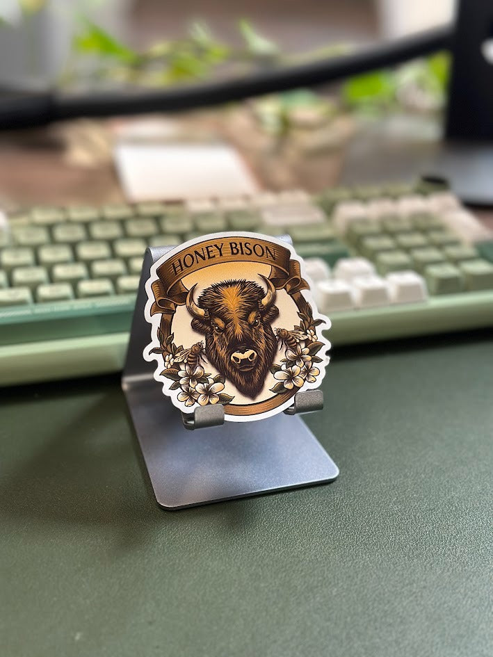 Honey Bison Logo (Sticker or Magnet)